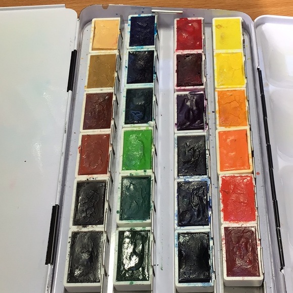 Schminke Watercolor Paint Metal Box Set, 24 full pans - Picture 6 of 13